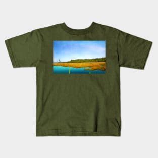 St. Simons Island Golden Marshes Kids T-Shirt